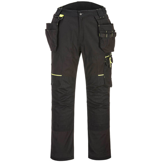 Black Portwest WX3 eco-stretch holster trousers 