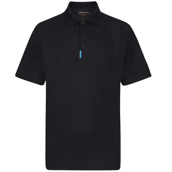 Portwest Polo Shirt in a smart black color.