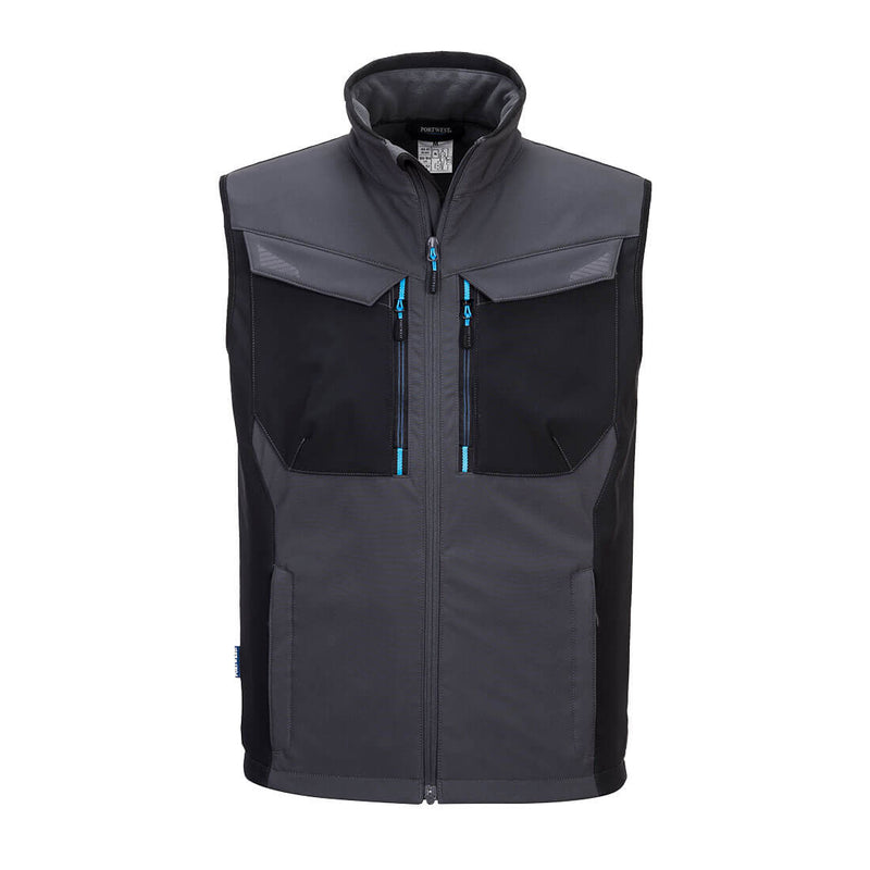 Portwest Softshell Gilet in modern metal grey.
