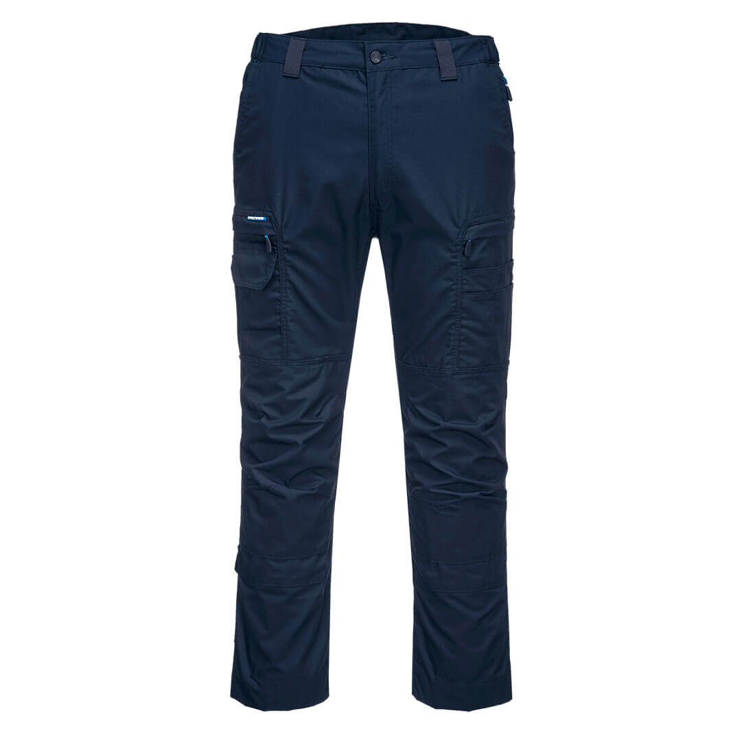 Navy Portwest KX3 ripstop trousers (T802) offering a classic and professional color choice for workwear.