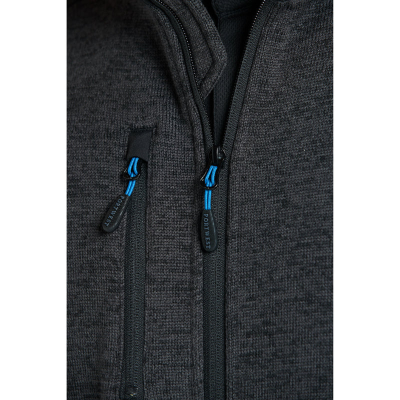 Side view of the Portwest Performance Fleece 