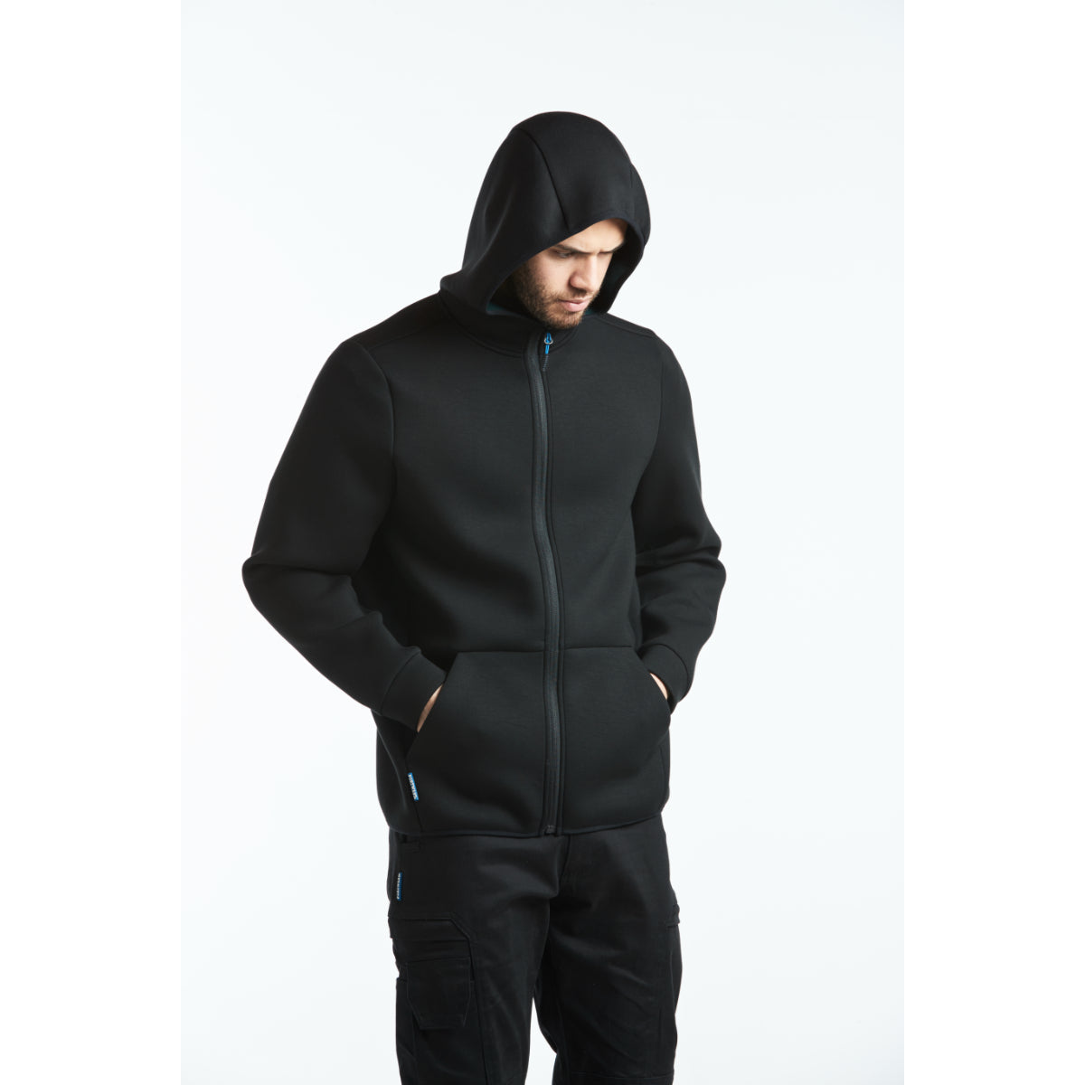 Studio portrait of T831 and T801 LS athletic long-sleeve shirt