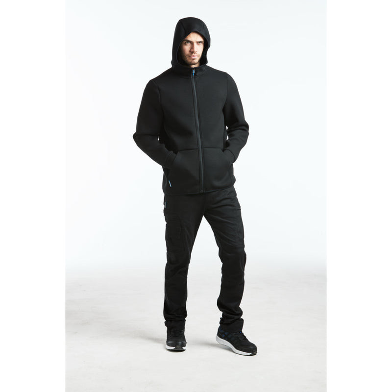 Outdoor running shot of T831 and T801 long-sleeve sports shirt in charcoal