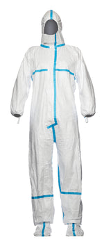 Tyvek 600 Tyvek Plus Disposable Coverall With Socks - thumbnail 1