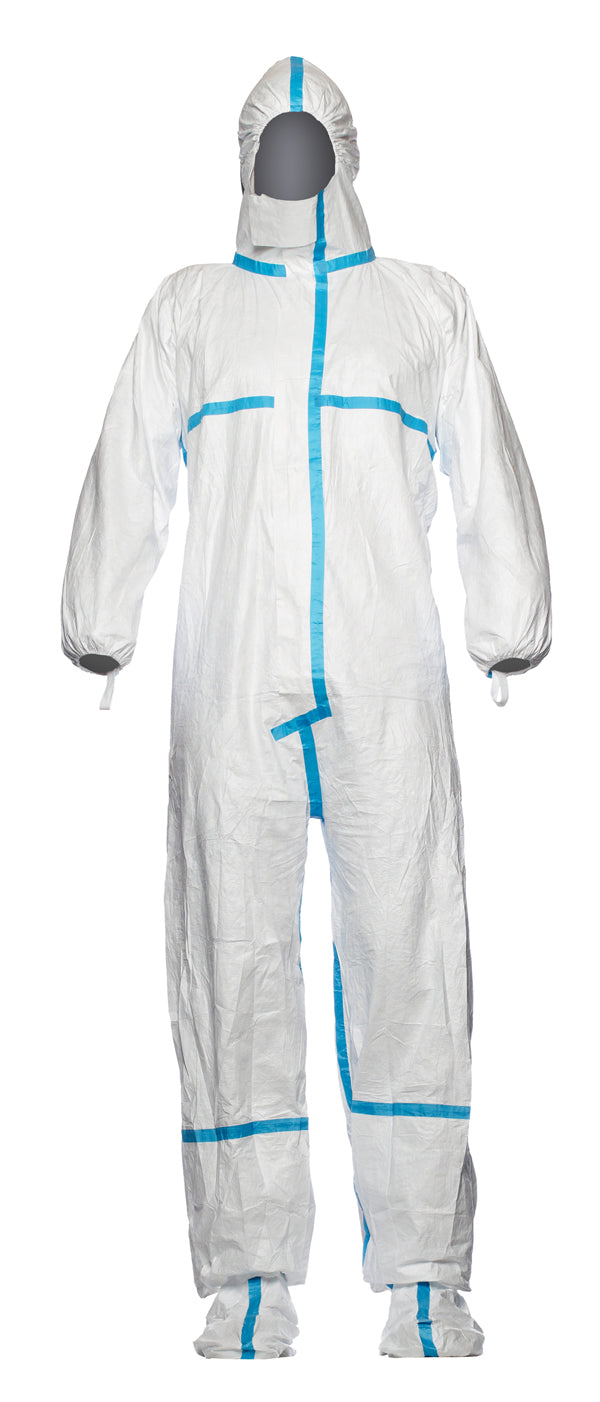 Tyvek 600 Tyvek Plus Disposable Coverall With Socks