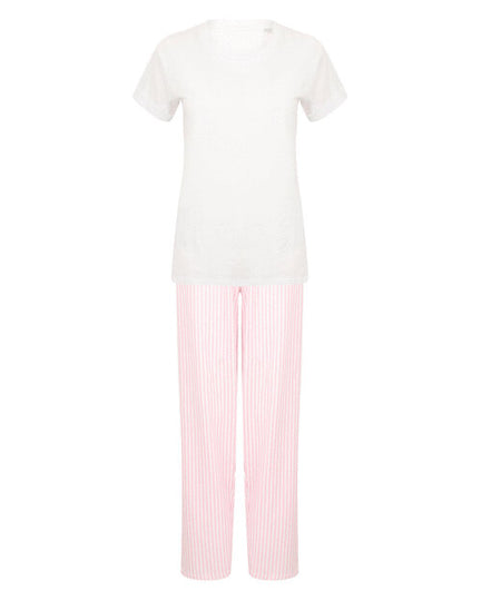 Towel City Long Pant Pj Set In A Bag - TC053M