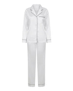 Towel City Ladies Satin Long Pyjamas - TC055M