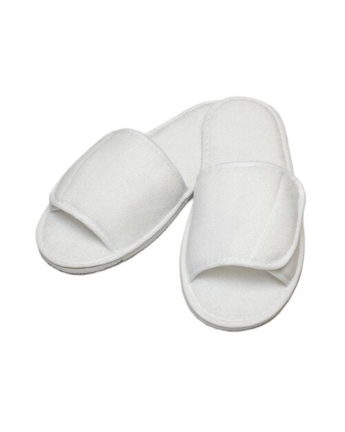 Towel City Open Toe Adjustable Slippers - TC067M
