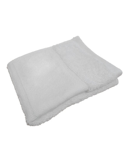 Towel City Organic Guest Towel With Printable Border - TC505M