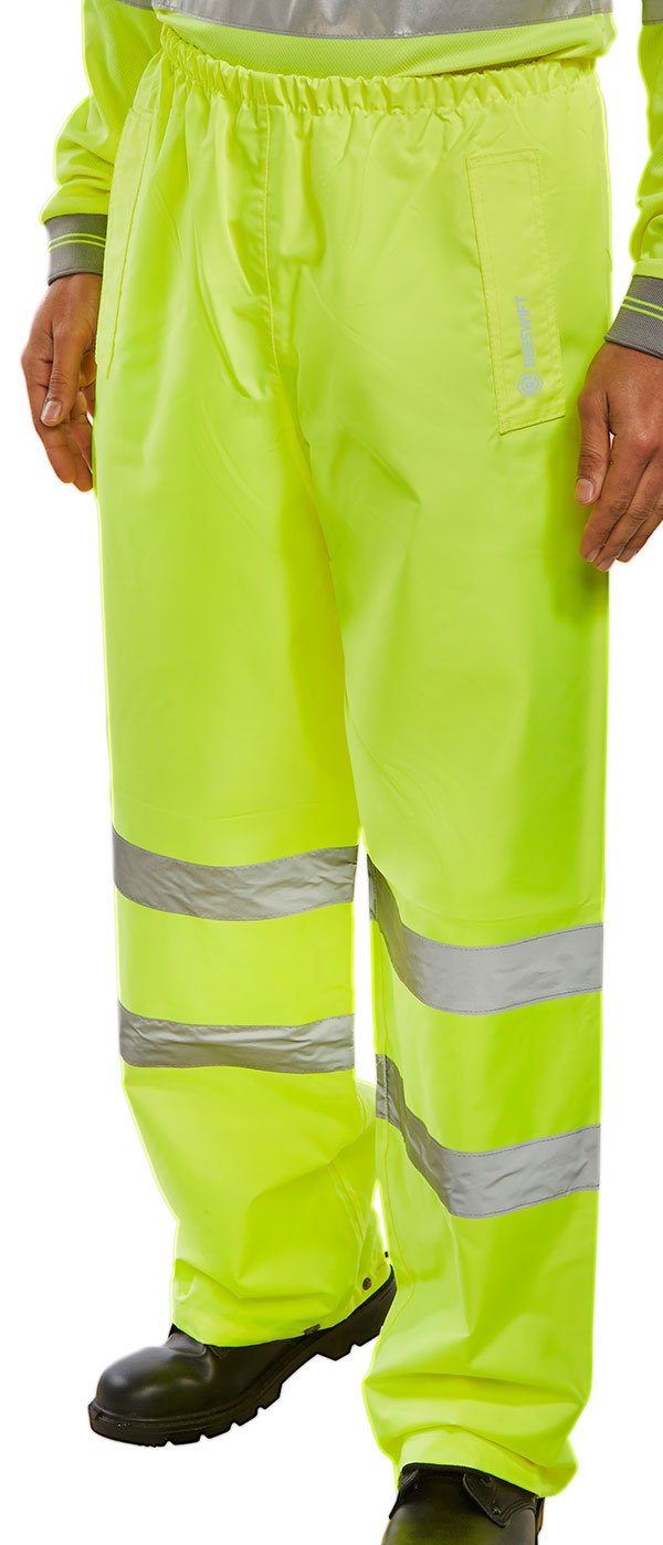 B-Seen Hi-Vis Waterproof Traffic Trousers