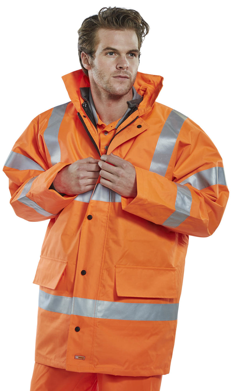 B-Seen 4 in 1 Hi-Vis Jacket and Bodywarmer