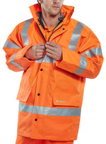 B-Seen 4 in 1 Hi-Vis Jacket and Bodywarmer