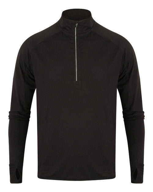 Tombo Mens Long Sleeve 1/4 Zip Top - TL562M