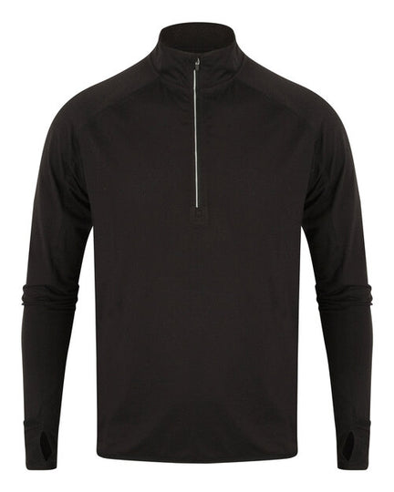 Tombo Mens Long Sleeve 1/4 Zip Top - TL562M