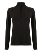 Tombo Ladies Long Sleeve 1/4 Zip Top - TL563M