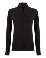 Tombo Ladies Long Sleeve 1/4 Zip Top - TL563M - thumbnail 2