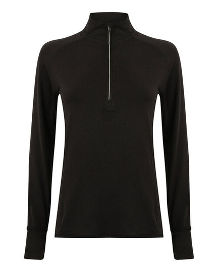 Tombo Ladies Long Sleeve 1/4 Zip Top - TL563M