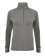Tombo Ladies Long Sleeve 1/4 Zip Top - TL563M - thumbnail 3