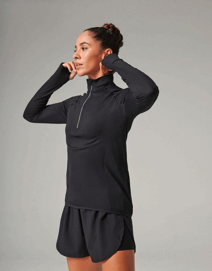 Tombo Ladies Long Sleeve 1/4 Zip Top - TL563M