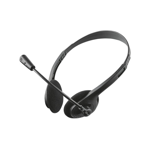 Trust Primo Chat Headset For Pc And Laptop (remote Inline Volume Control For Speakers) 21665