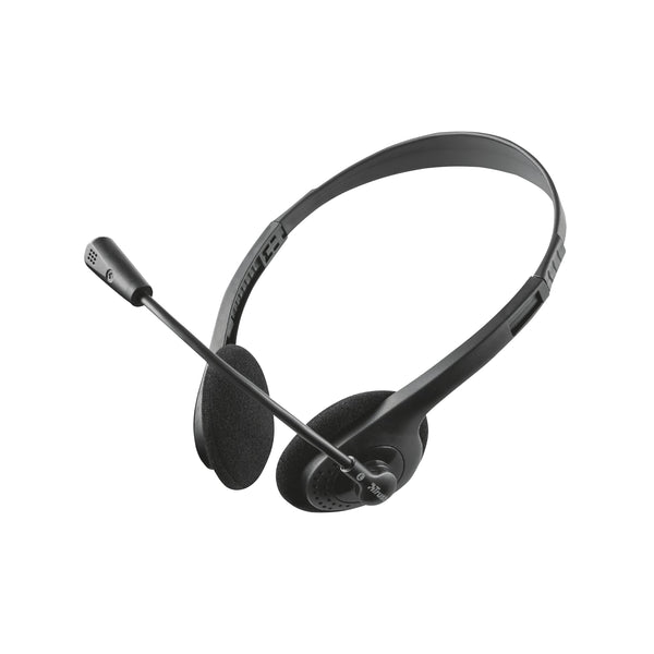 Trust Primo Chat Headset For Pc And Laptop (remote Inline Volume Control For Speakers) 21665