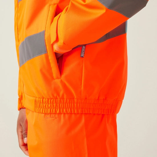 Regatta Men's Hi-Vis Pro Contract Dover Jacket - TRW457