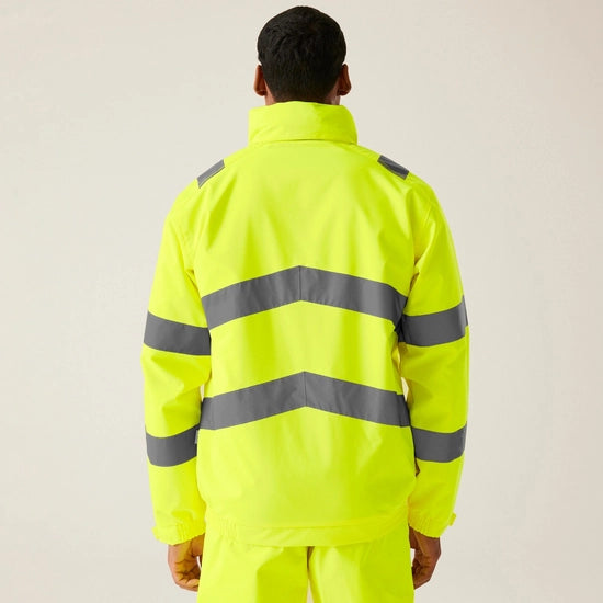 Regatta Men's Hi-Vis Pro Contract Dover Jacket - TRW457