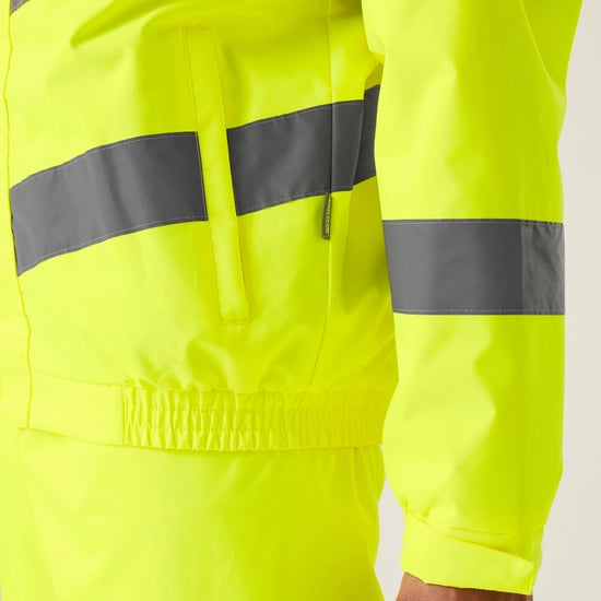 Regatta Men's Hi-Vis Pro Contract Dover Jacket - TRW457