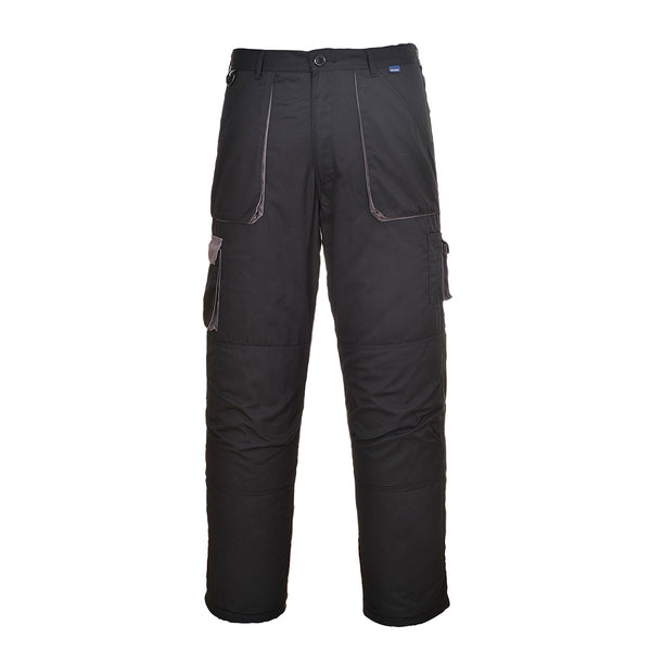 Black Portwest TX11 long-sleeve technical shirt for workwear and comfort