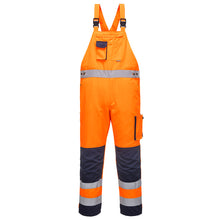 Portwest Dijon Hi-Vis Contrast Work Bib and Brace