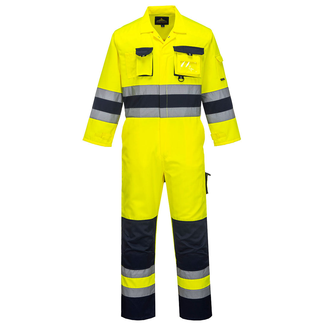Portwest Nantes Hi-Vis Contrast Work Coverall - [CLEARANCE]