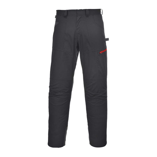 Portwest Danube black relaxed-fit work trousers