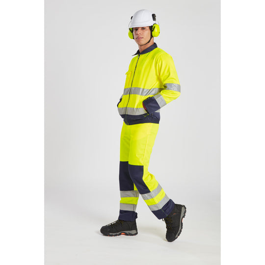 Group shot of Portwest safety clothing and gloves in industrial setting
