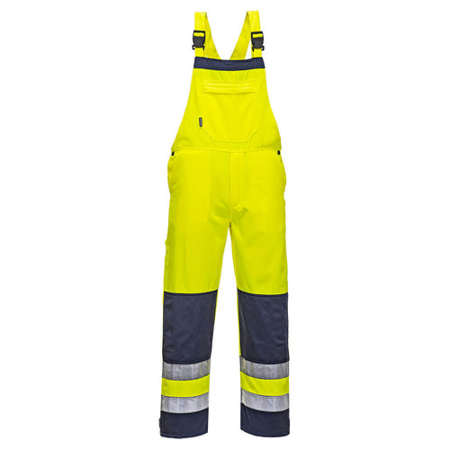 Portwest Girona Hi-Vis Contrast Work Bib and Brace