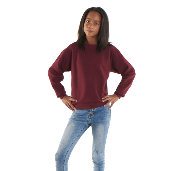 Uneek Childrens Sweatshirt UC202 - Maroon
