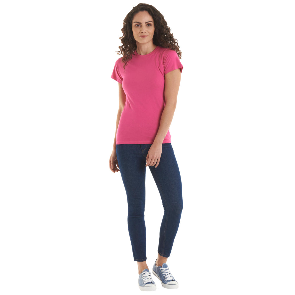 Uneek Ladies Classic Crew Neck T-Shirt - UC318