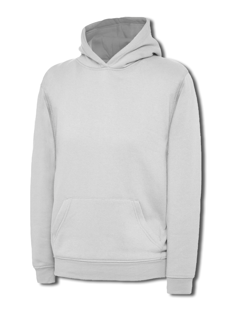 Uneek Childrens Hoodie Sweatshirt - White
