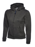 Uneek Ladies Classic Full Zip Hooded Sweatshirt - UC505 - thumbnail 14