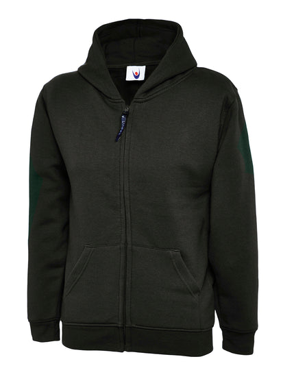 Uneek Childrens Classic Full Zip Hooded Sweatshirt - UC506