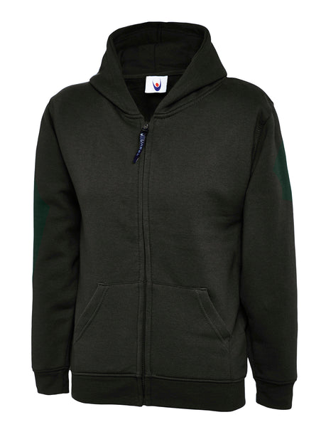 Uneek Childrens Classic Full Zip Hooded Sweatshirt - UC506