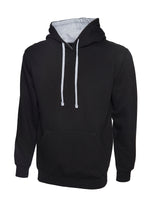 Uneek Contrast Hooded Sweatshirt - UC507 - thumbnail 15