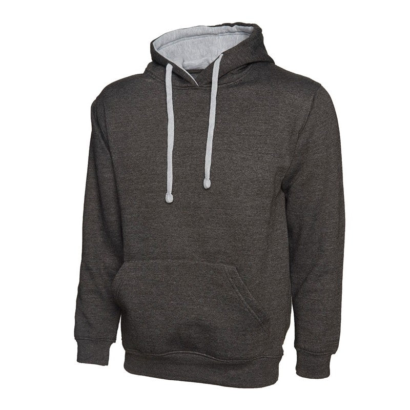 Uneek Contrast Hooded Sweatshirt - UC507