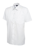 Uneek Mens Poplin Half Sleeve Shirt - UC710 - thumbnail 2
