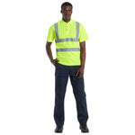 Uneek Hi-Viz Polo Shirt - UC805 - thumbnail 2