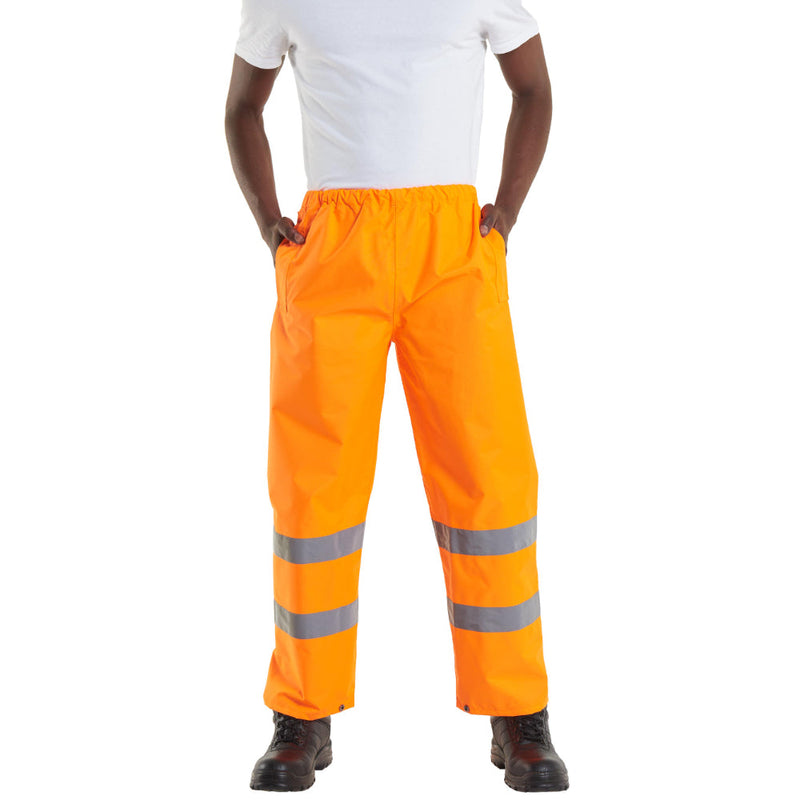 Uneek Hi-Viz Showerproof Trousers - UC807