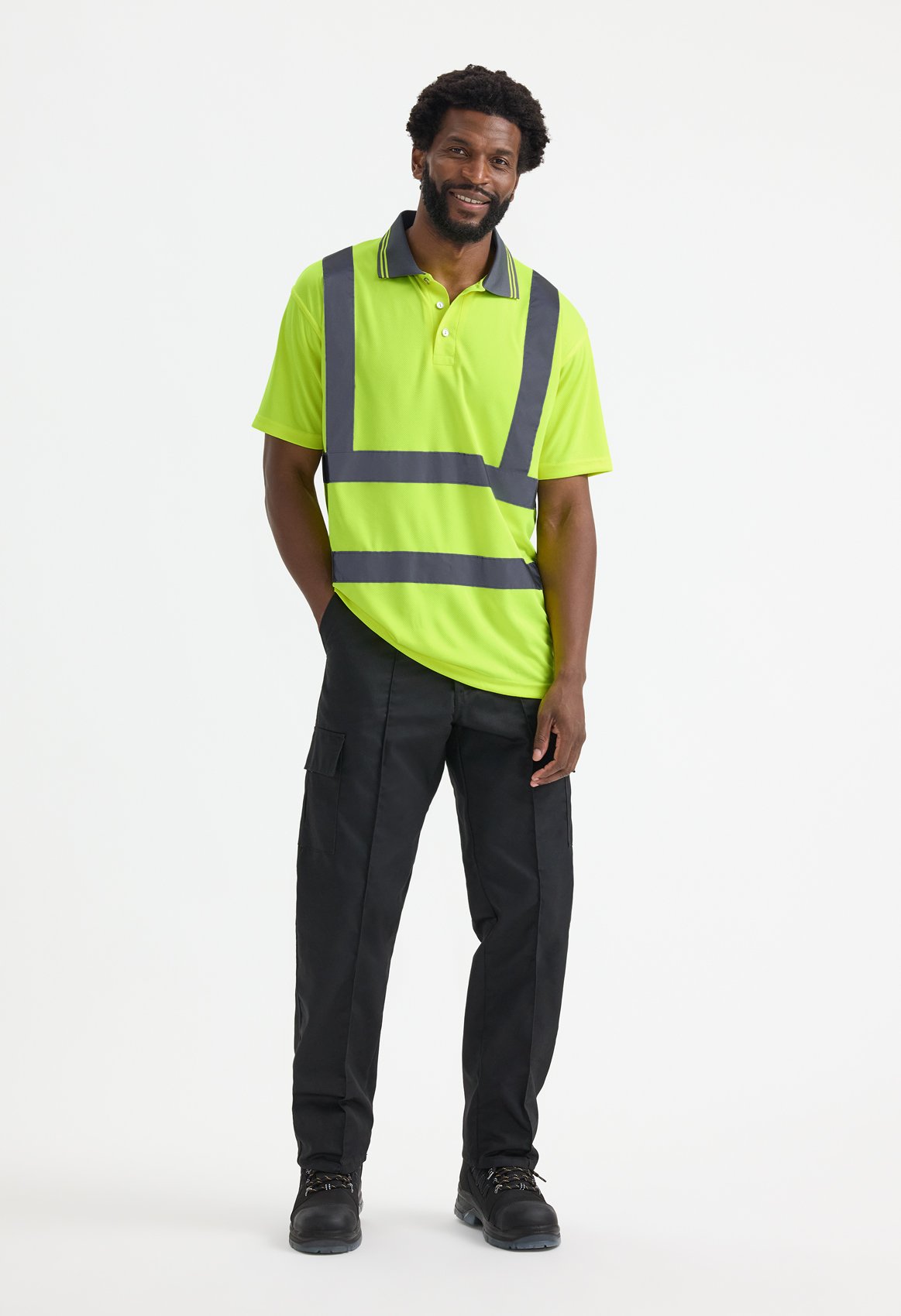 Uneek Hi Vis Short Sleeve Polo Shirt - UC808