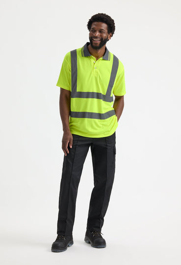 Uneek Hi Vis Short Sleeve Polo Shirt - UC808