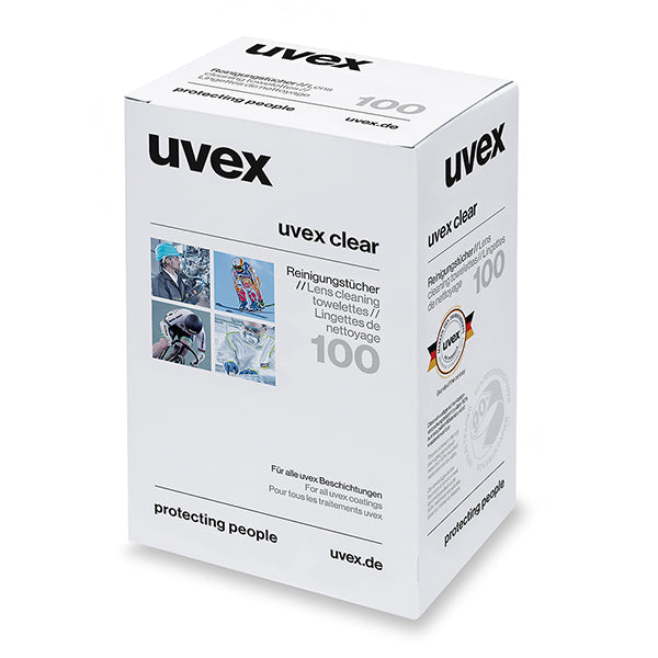 Uvex Cleaning Towelettes 100/BOX