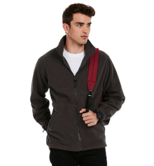 Uneek Unisex Premium Full Zip Micro Work Fleece UC601 - Charcoal