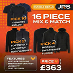 16 Item Russell Premium Quality Embroidered Workwear Bundle with Free Logo - thumbnail 1